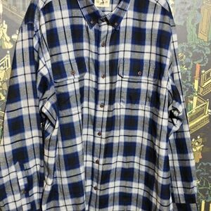 RedHead Navy and White Checkered Men's Shirt